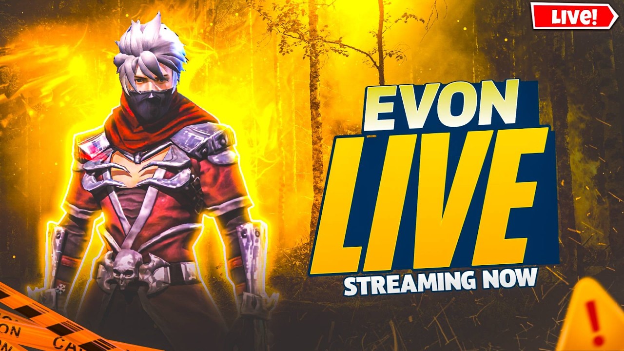 🎯 Road to Grandmaster Top | Free Fire Rank Push live With EVON ! #freefire #trending #shortlive