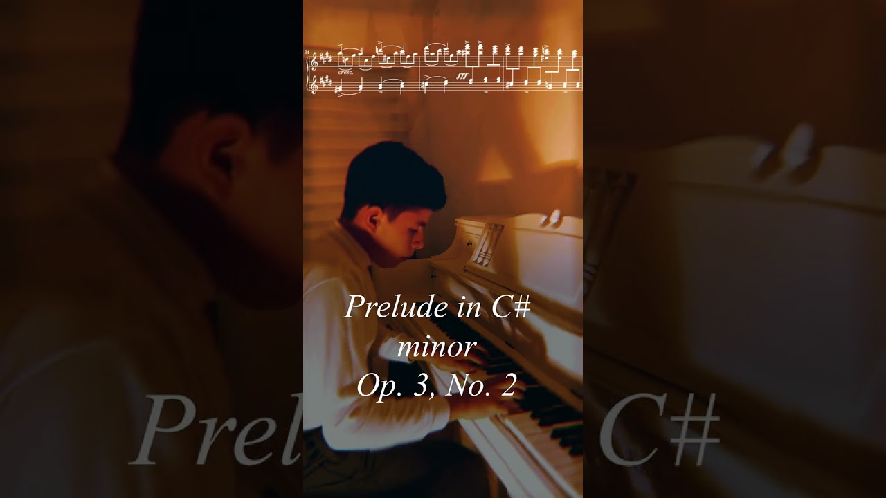 🎹 Sergei Rachmaninoff – Prelude in C♯ minor, Op. 3 No. 2 🕯️🔔