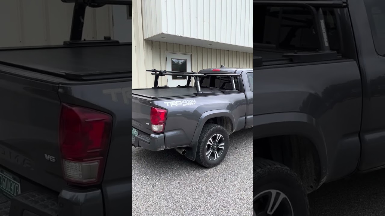 Retrax OneXR Tonneau Cover & Yakima OutPost HD for 2016-2023 Toyota Tacoma 6ft Bed #toyotatacoma