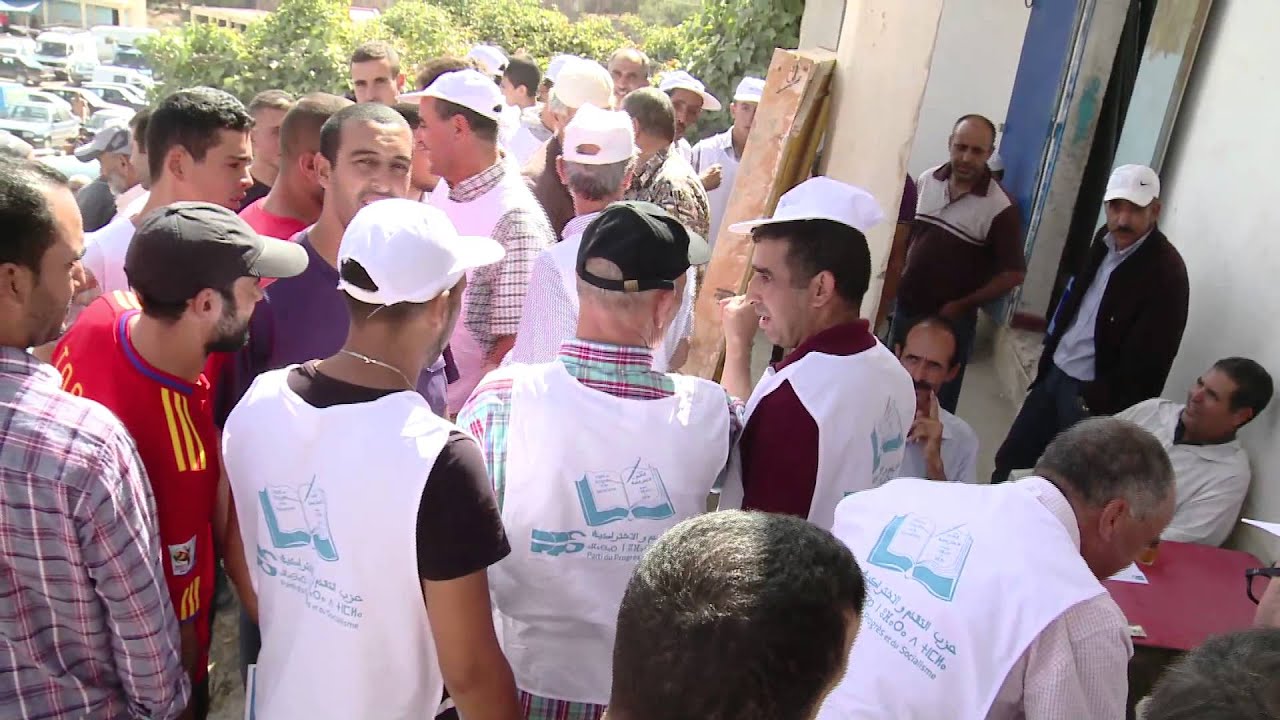 عبد السلام الصديقي خلال الحملة الانتخابية بسيدي علي بورقبة 27/08/2015