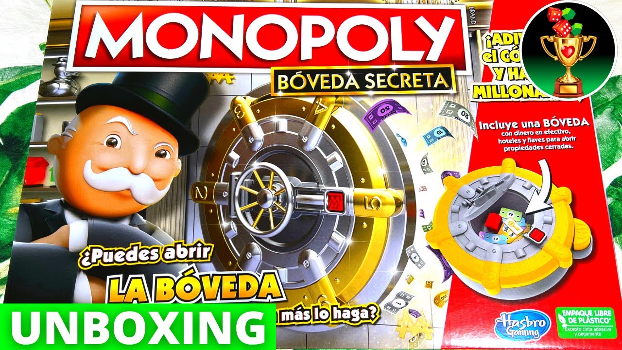 💰Monopoly BÓVEDA SECRETA 2025 [El TABLERO te Sorprenderá!]😱Monopoly Secret Vault, Tokens & Reglas