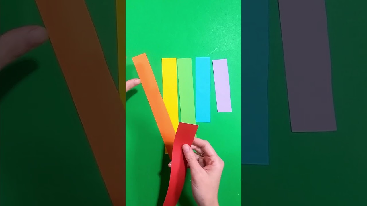 EASY PAPER CRAFT IDEA / RAINBOW. #craft #papercraft #rainbow #rainbowcrafts
