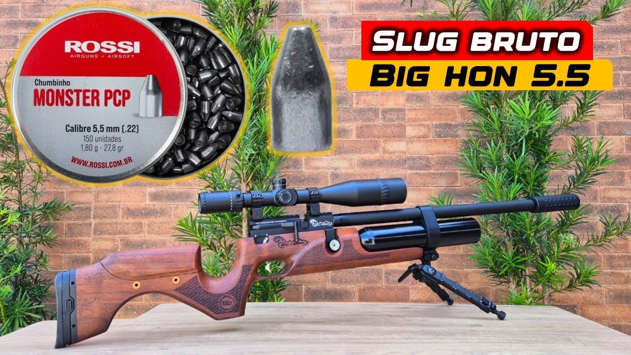 Slug Brutal Rossi Monster 5.5 - TESTEI NA BIG HORN