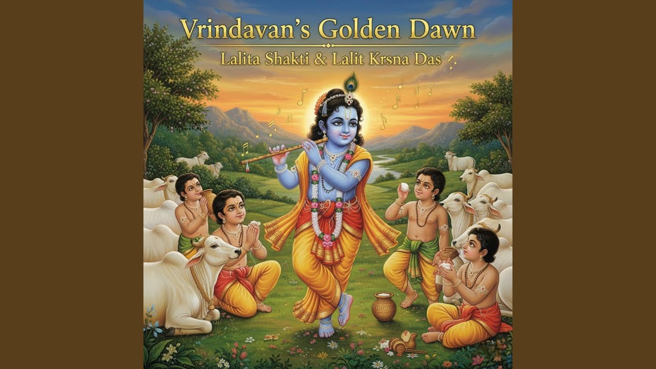 Vrindavan's Golden Dawn