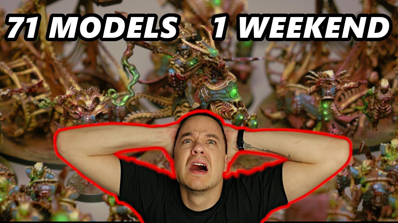 How to Paint Your Army in a WEEKEND!