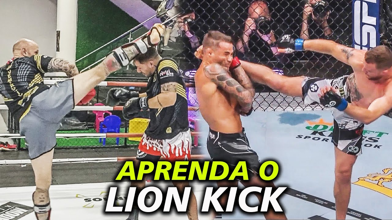 APRENDA A FAZER O CHUTE DE JUSTIN GAETHJE que NOCAUTEOU DUSTIN POIRIER NO UFC 291: LION KICK