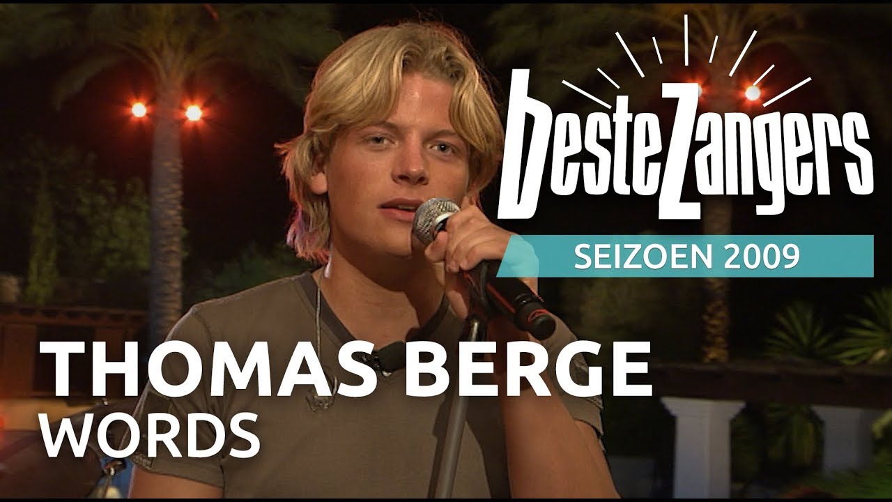 Thomas Berge - Words | Beste Zangers 2009