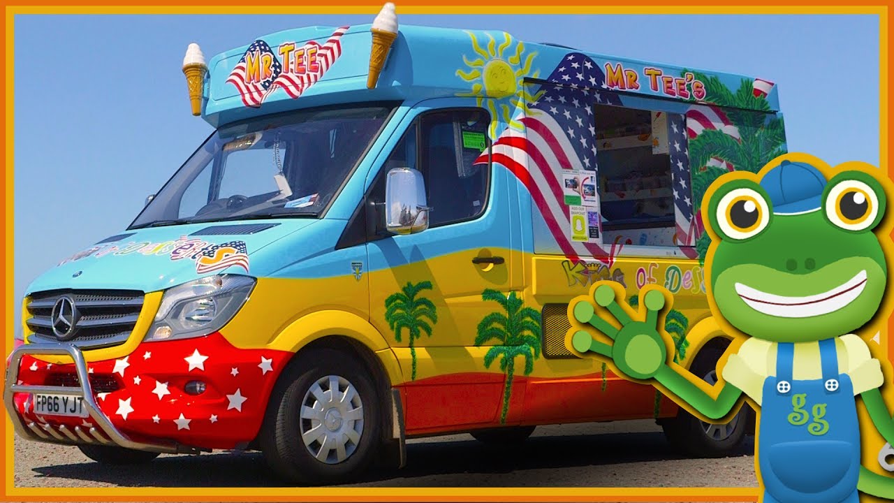 Ice Cream Truck for Children | Gecko's Real Vehicles