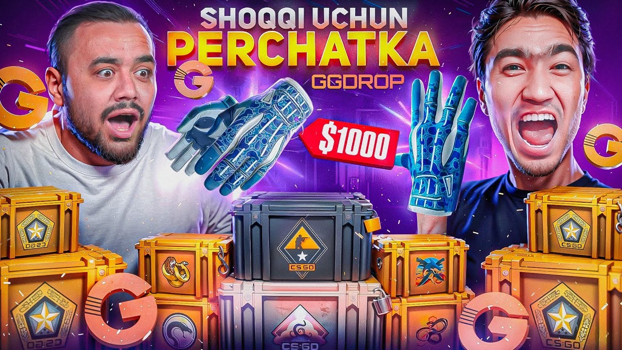 SHOQQI UCHUN PERCHATKA ❗CS2 Open Case !ggdrop.