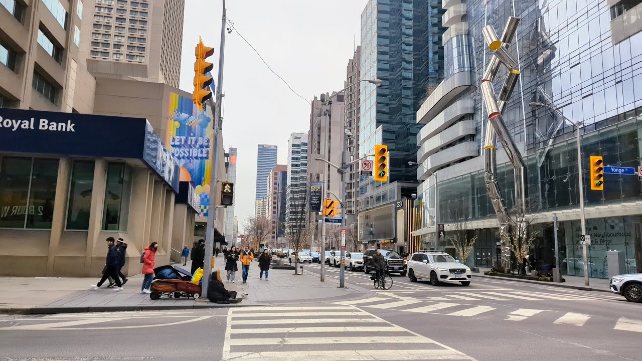 Toronto, 1234 Yonge St to 120 Bloor St. January 6/2024