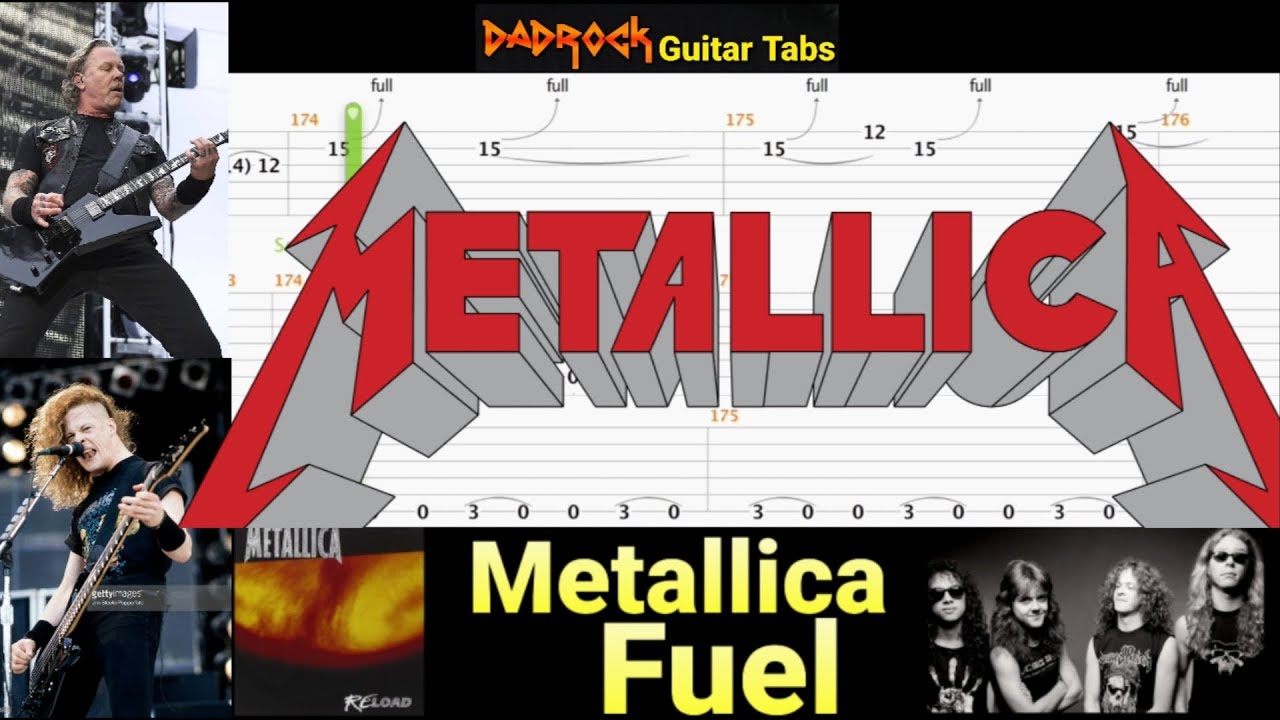 Fuel - Metallica - Guitar + Bass TABS Lesson