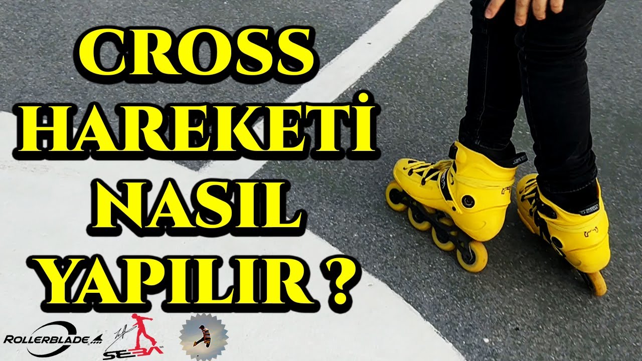 Hockey Cross Hareketi Nasıl Yapılır? Dönerken Hızlanmak - Düz Giderken Cross Atmak - Paten Dersleri