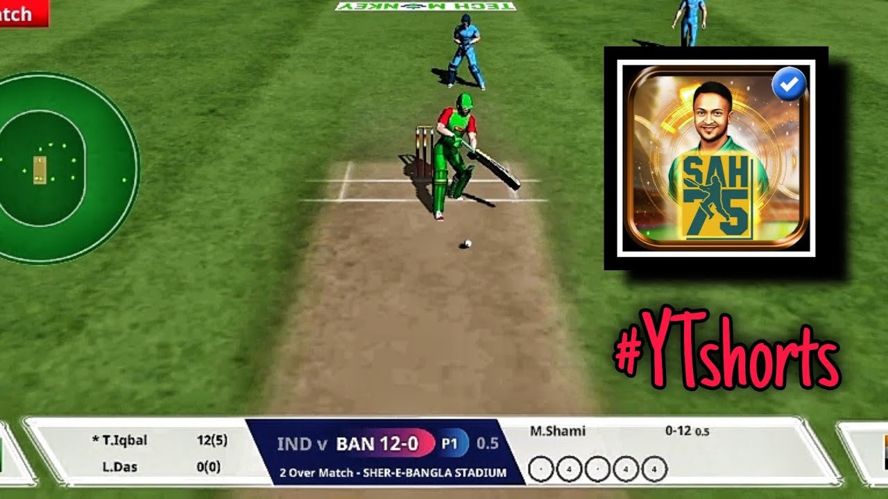 SAH 75 Cricket Championship gameplay #shorts