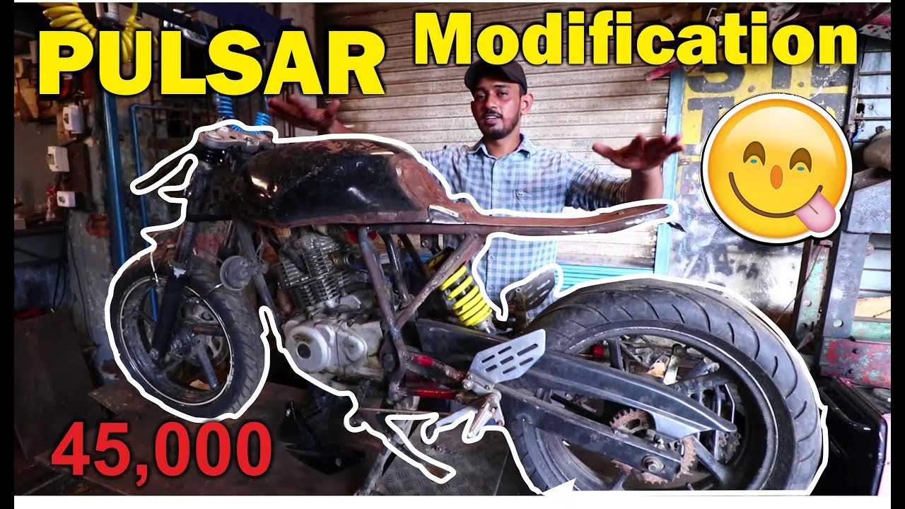 PULSAR INTO CAFE RACER FULL MODIFICATION | BSB VLOGS