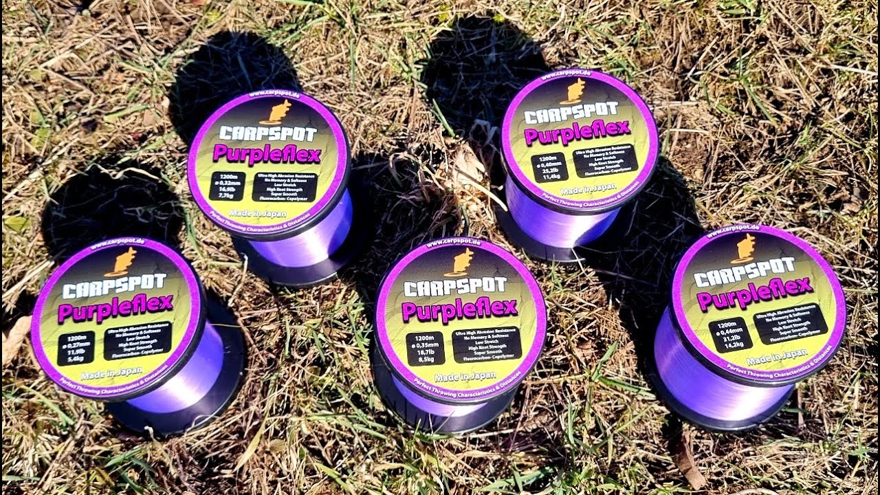 Carpspot Purpleflex - Die Mono zum Karpfenfischen schlecht hin!