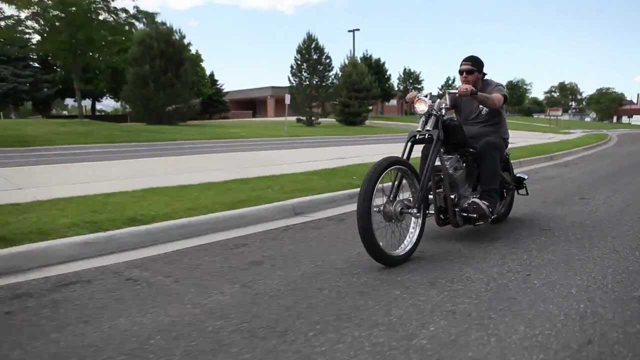 Custom Harley Davidson Sportster Hardtail Springer Chop Suicide Shift