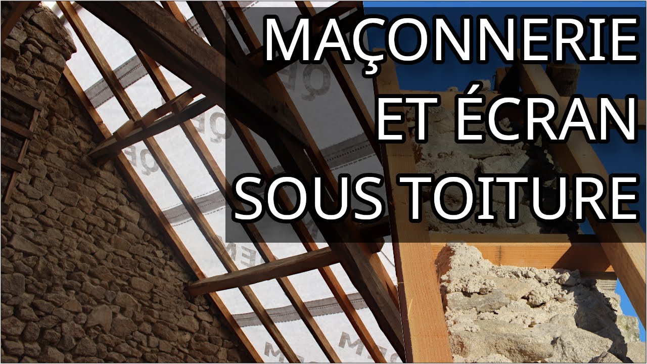 Rénovation Toiture 03 : Maçonnerie : Arasement entre Chevrons, Pose de l'Écran sous Toiture - 🛠️47