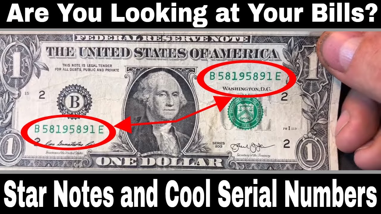 Currency Hunt - Looking for Rare Bills, Star Notes and Cool Serial Numbers!