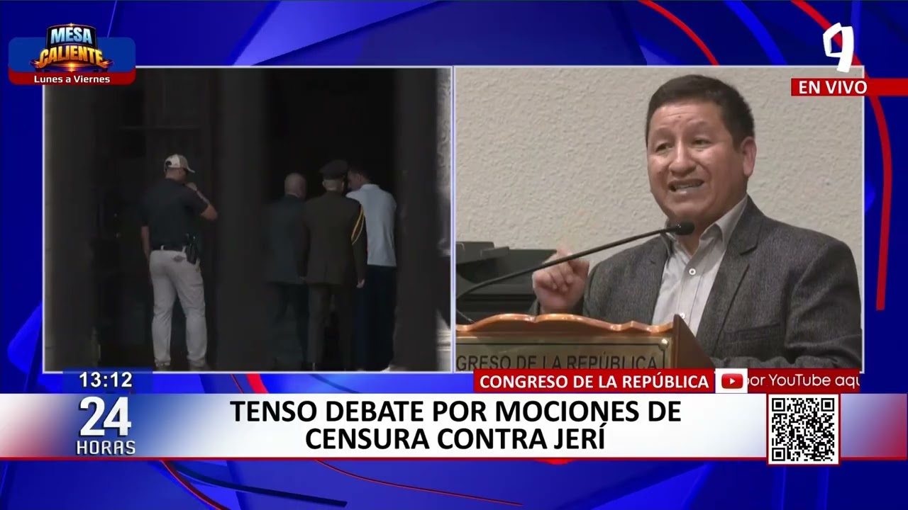 24Horas VIVO | Congreso: plantean cuestión de orden por caso Jerí