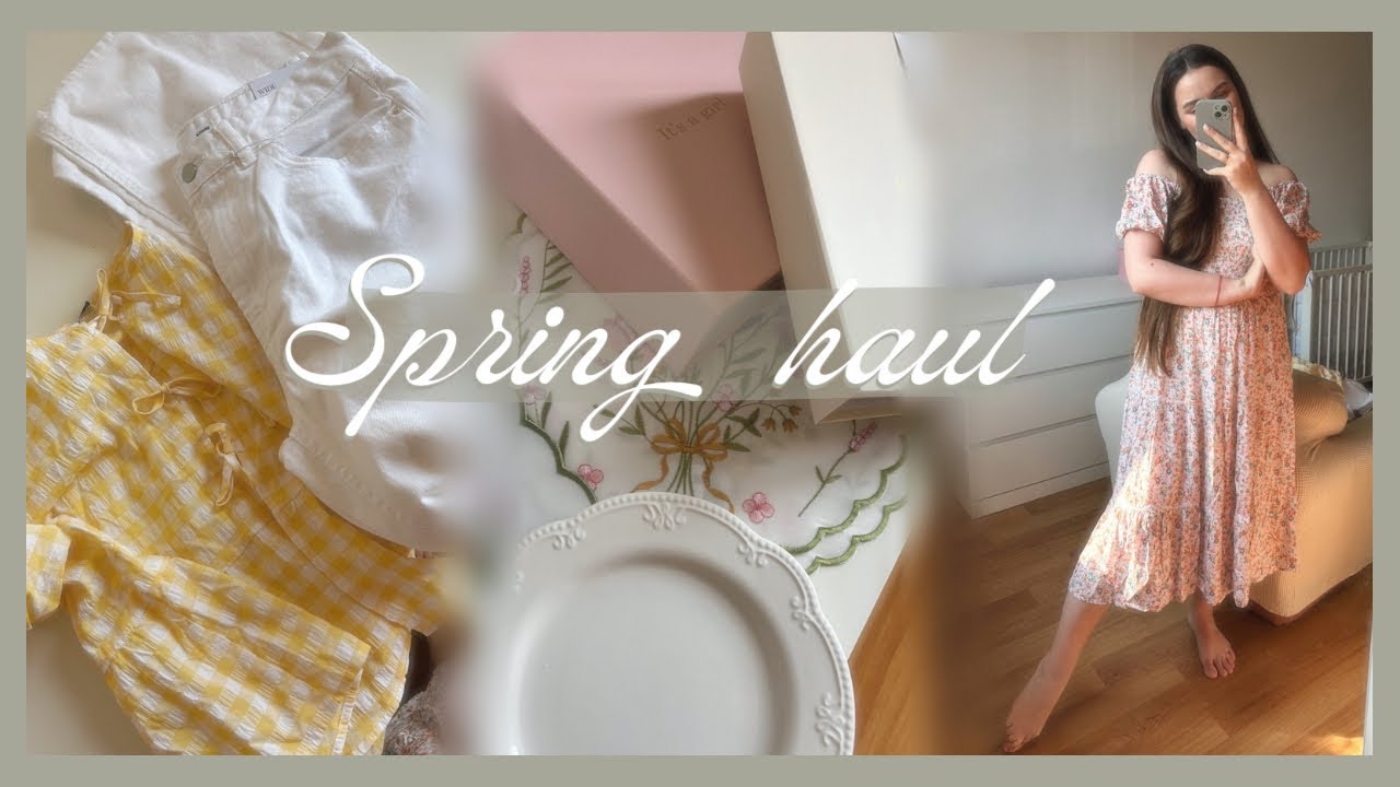 SPRING HAUL |  home decor, clothes & more