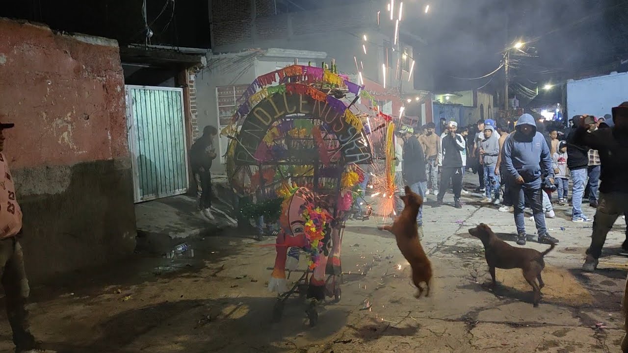 RECORRIDO Y QUEMA DE TOROS PIROTÉCNICOS EN HONOR A LA VIRGEN DE SANTA ISABEL 5/7/2025 [Tultepec 1/2