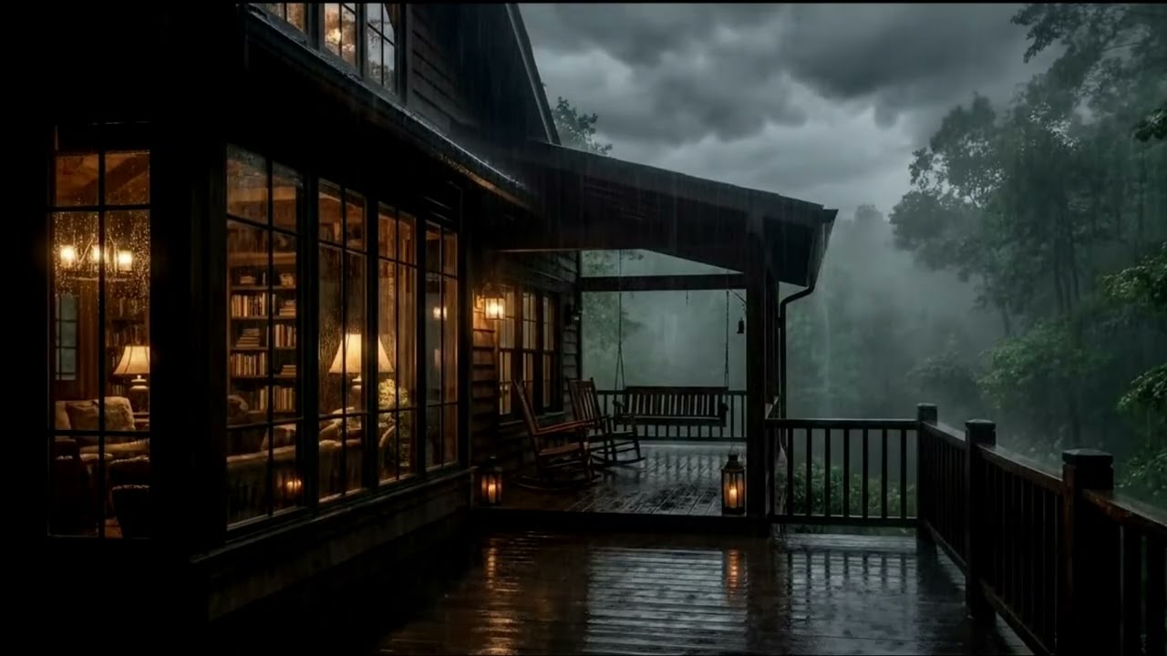 Tropical Amazon Storm 🦜 3 Hours of Pure Jungle Rain (No Music, No Talking)