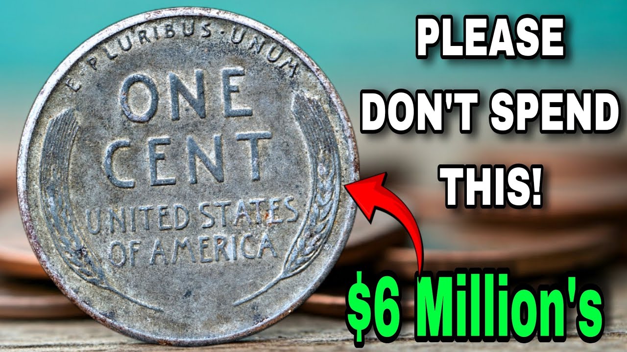 Top 5 Ultra 1943 Steel Pennies worth millions! Valuable Lincoln wheat Steel Pennies make you Rich!