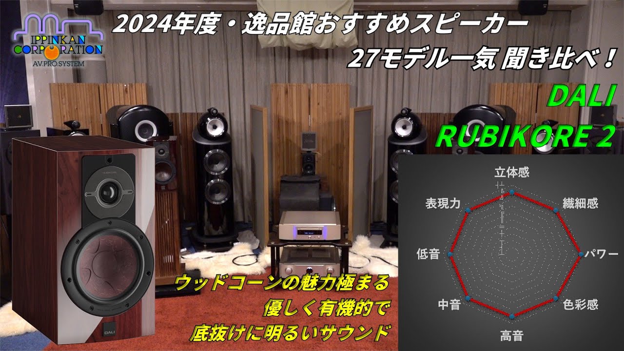 DALI RUBIKORE 2 を聞いてみた「2024年度 27スピーカー聞き比べ」