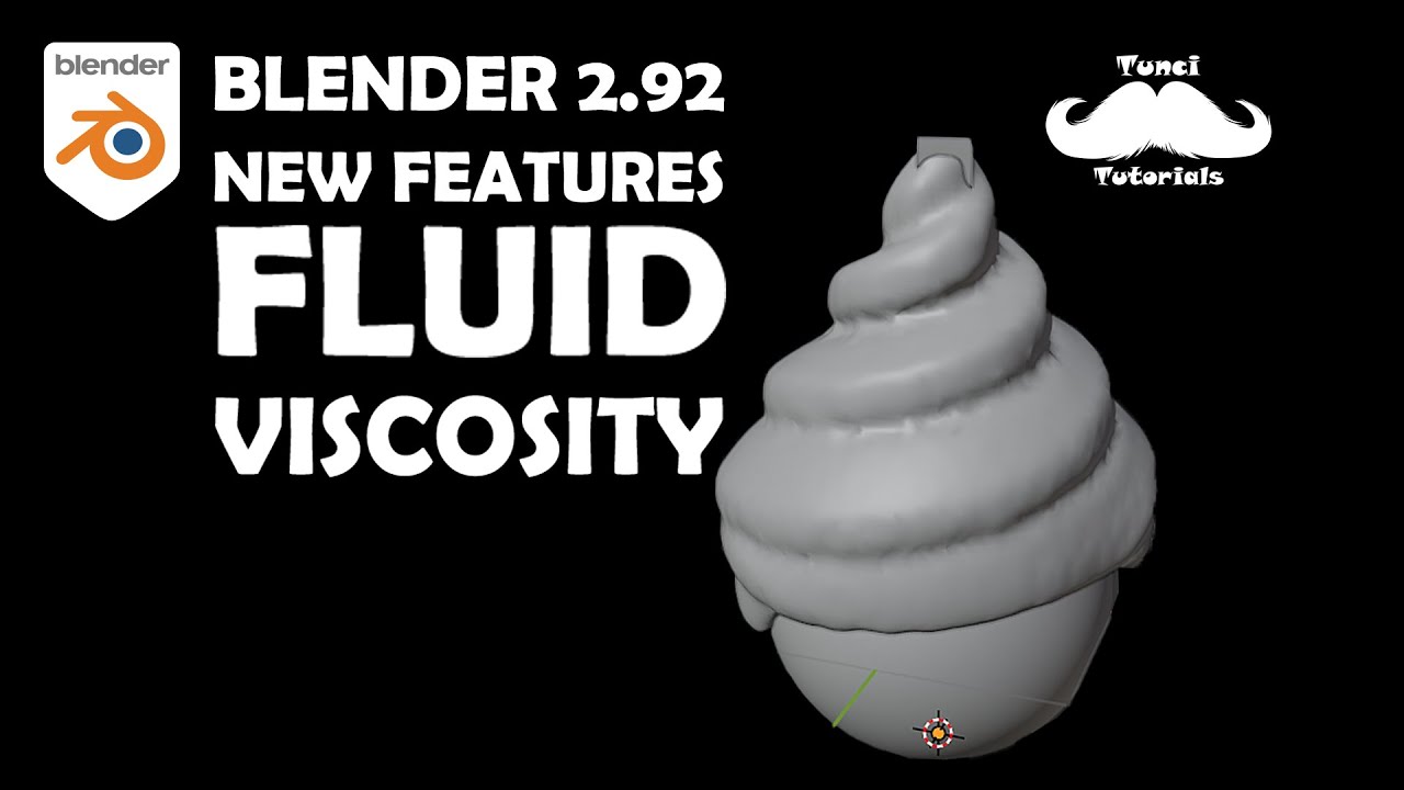 Blender 2.92 new features fluid viscosity