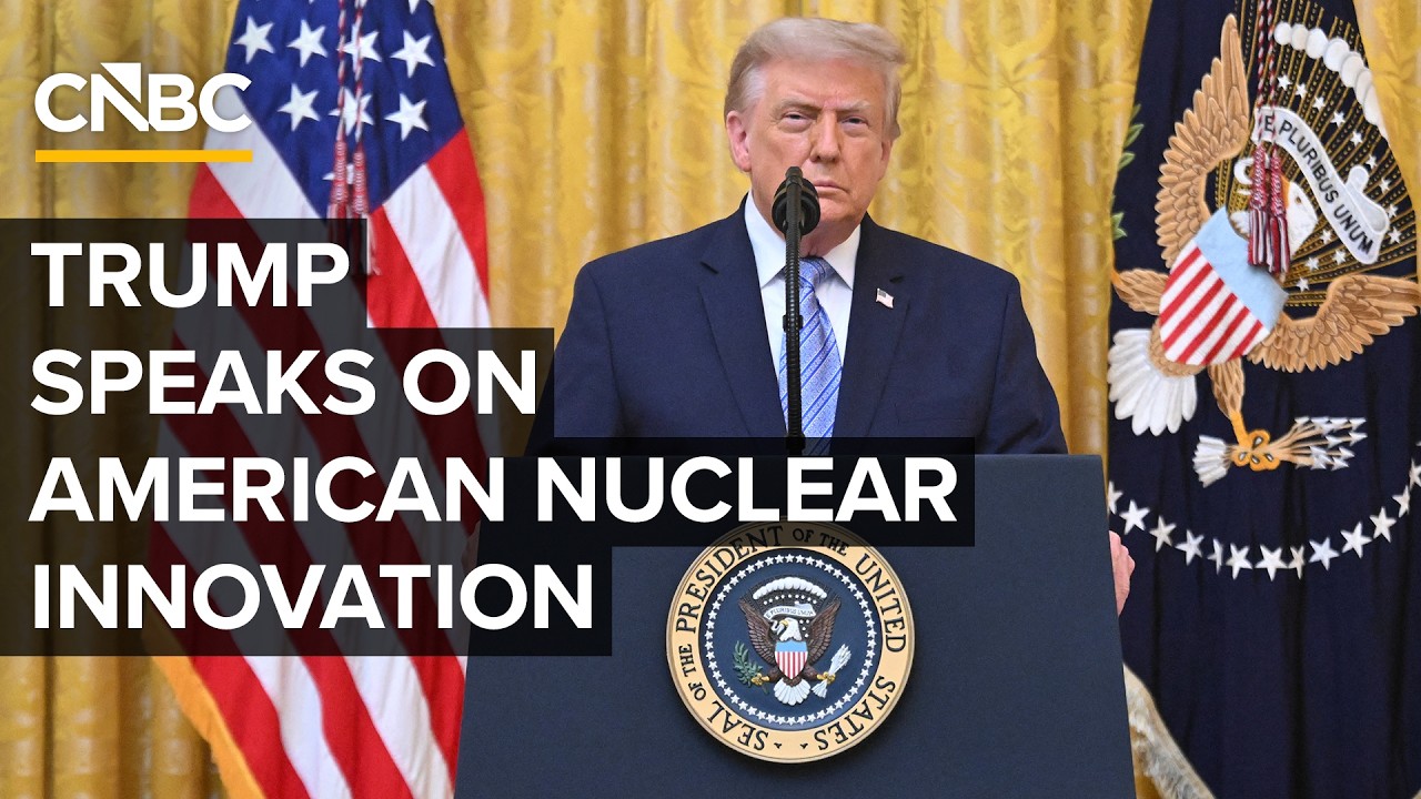 President Trump makes an announcement on American nuclear innovation &mdash; 7/24/2026