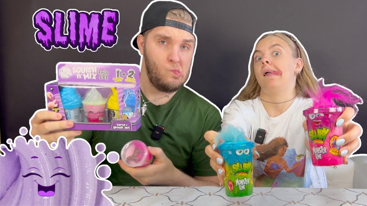 Testujeme slimes koupené v obchodech