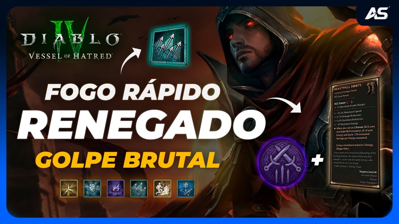 Golpes Brutais: A Build de Fogo R&aacute;pido Perfeita em Diablo 4