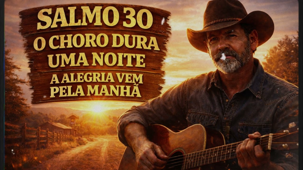 O CHORO DURA UMA NOITE | Salmo 30 Cantado (Country Gospel Texas Roots) | Salmos do Oeste
