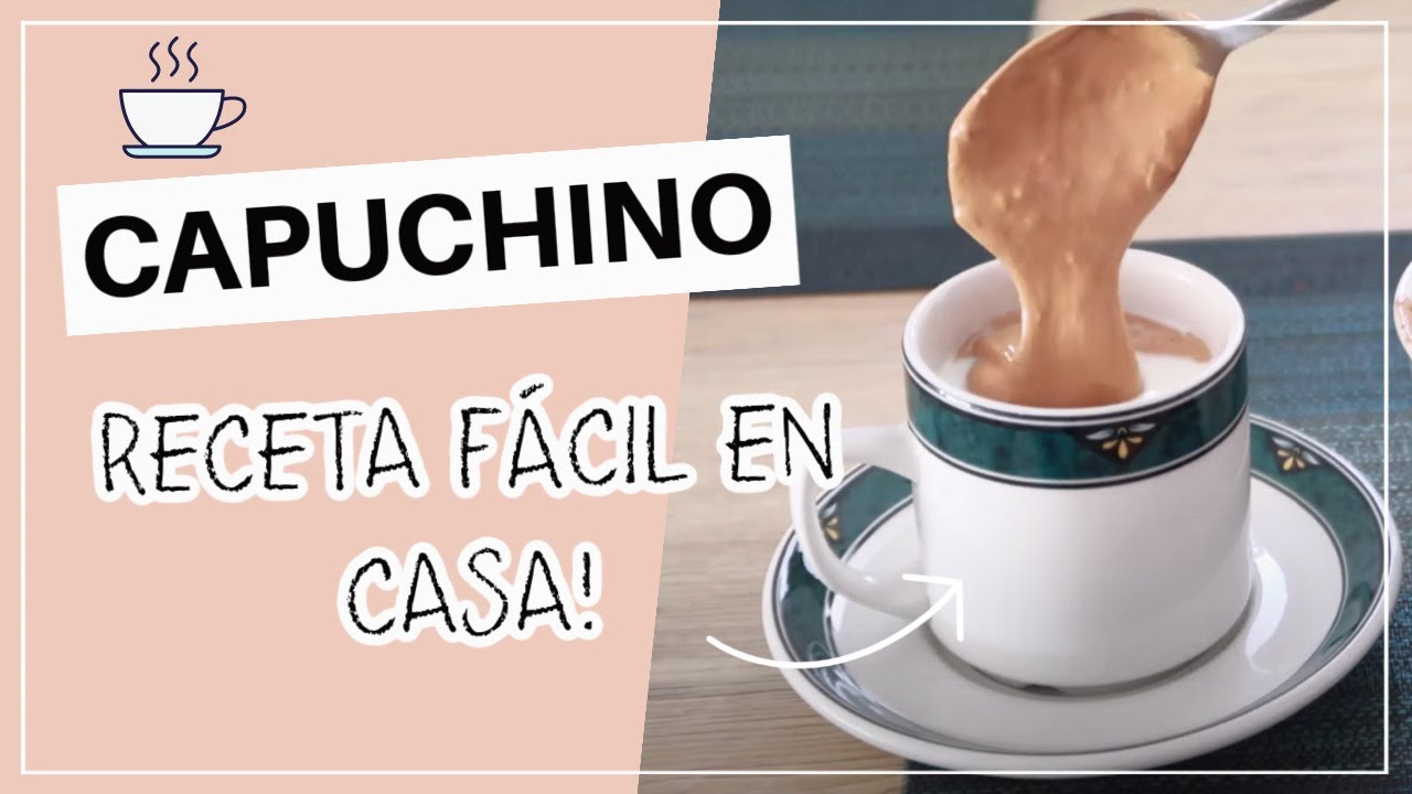 Cómo hacer CAPUCHINO casero fácil ☕ Erika zárate