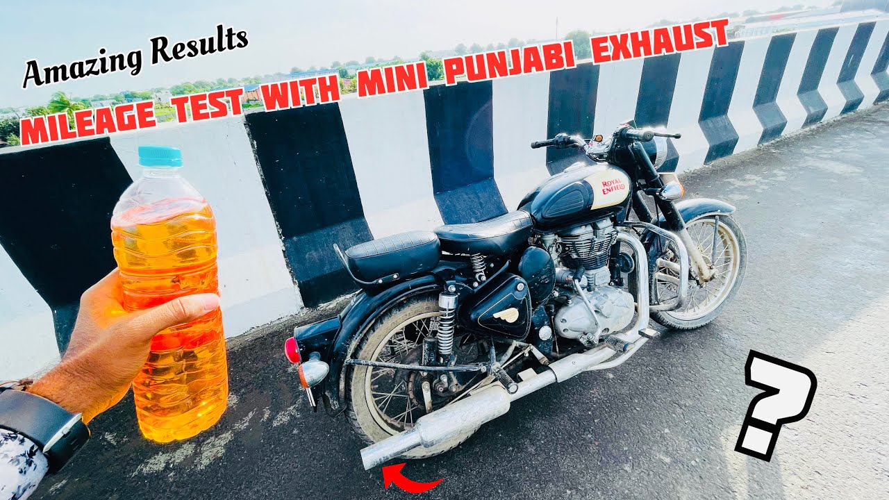 Royal Enfield Classic 350 Mileage Test with Mini punjabi Exhaust |Amazing Results|@Ajaysingh Rajput
