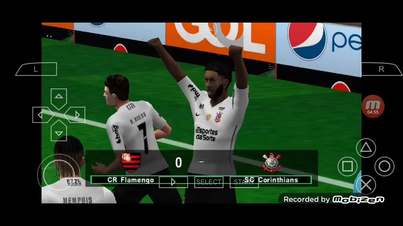 Simulação supercopa do Brasil Flamengo x Corinthians 