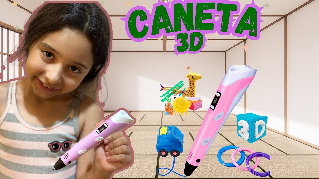 Caneta 3D ! Como funciona ?! Como usar ?!