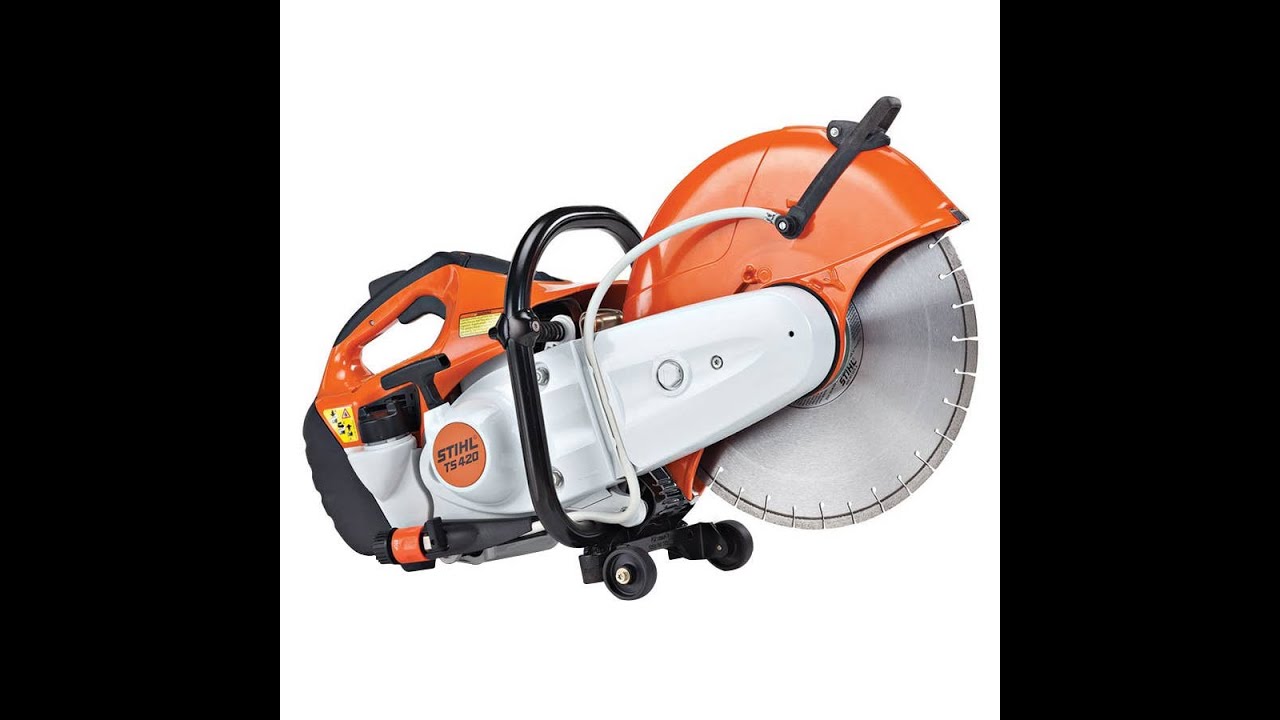 Снятие карбюратора - бензопила Stihl TS 420