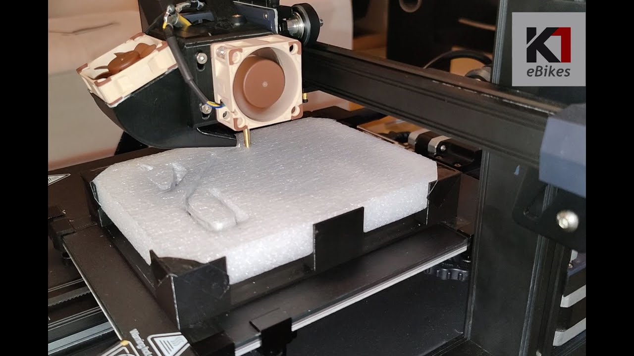 How to convert 3D printer to cut (or melt :) PE foam for 1$. Using only Cura.