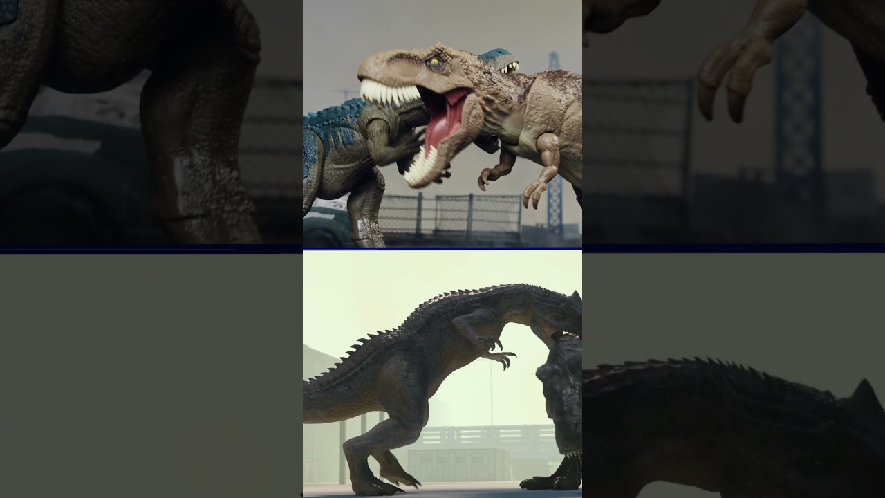 Recreating Chaos Theory's Most Epic Dinosaur Fight Scene with Toys! | JURASSIC WORLD: CHAOS THEORY