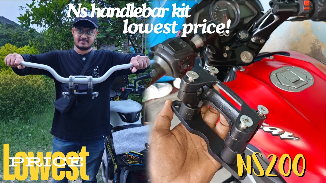 Ns handlebar change |  Ns Handlebar conversion kit on Ns200 #ns200 #automobile #ns160 #rider #ns125