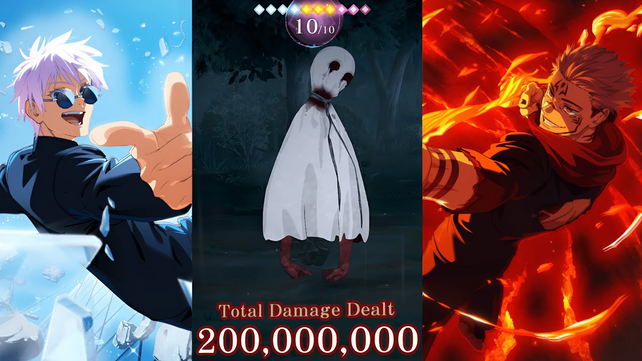 FUGA SUKUNA AND TEEN GOJO CLEARS HARD SWEEP! JUJUTSU KAISEN PHANTOM PARADE