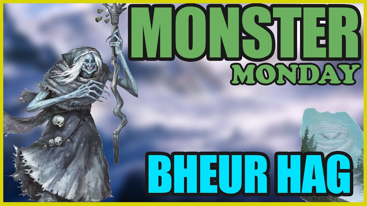 Frosted Fortuneteller (Bheur Hag) - Monster Monday - Dungeons & Dragons (D&D)