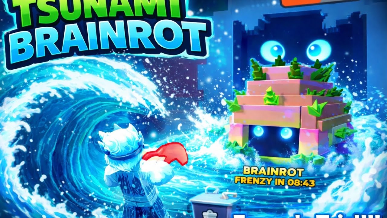 10 MINUTOS DE TRIAL NO TSUNAMI BRAINROT!!! *peguei infinity?