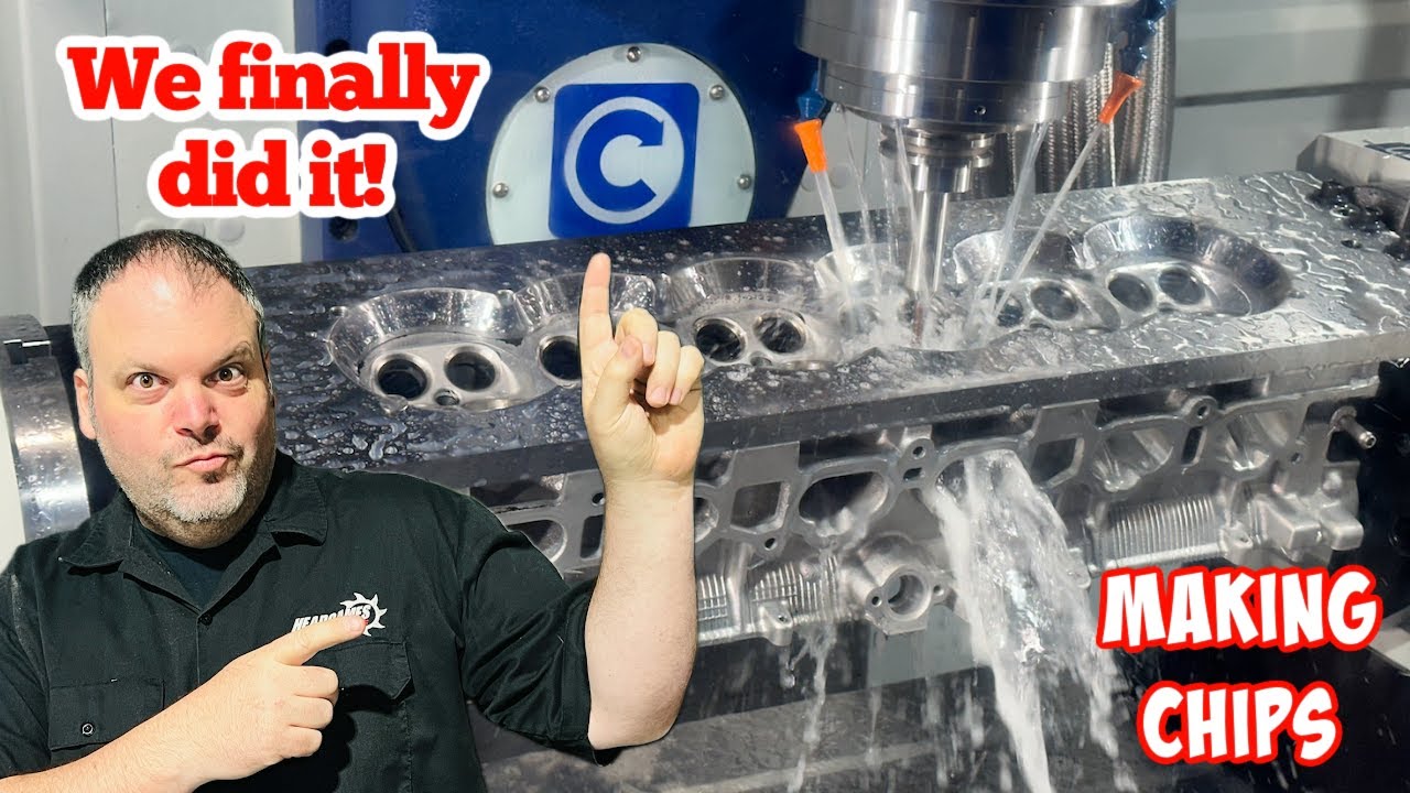 HeadGames got a Centroid 5 axis CNC!!