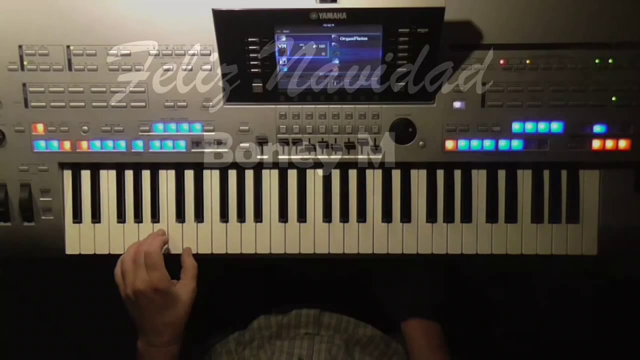 Feliz Navidad - Boney M, Cover mit Style gespielt auf Tyros 4,