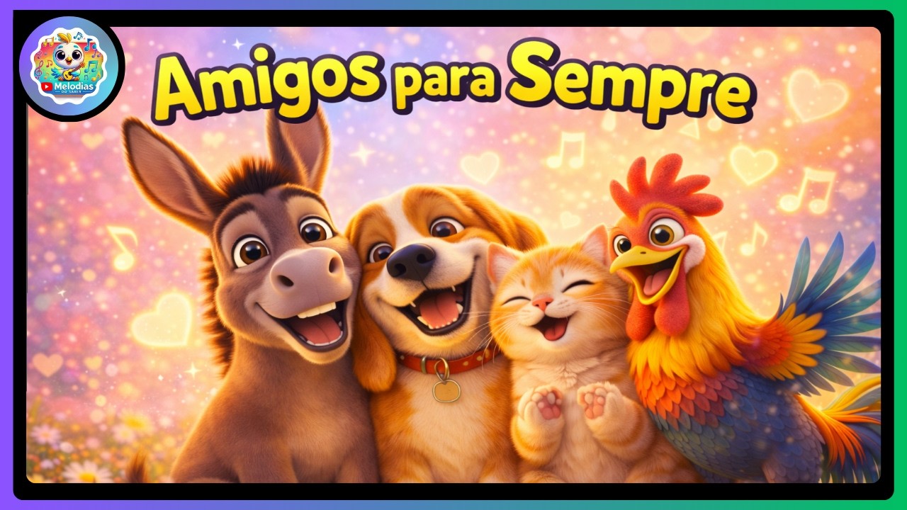 Amigos Para Sempre 🎶   História Musical Infantil sobre Amizade e União