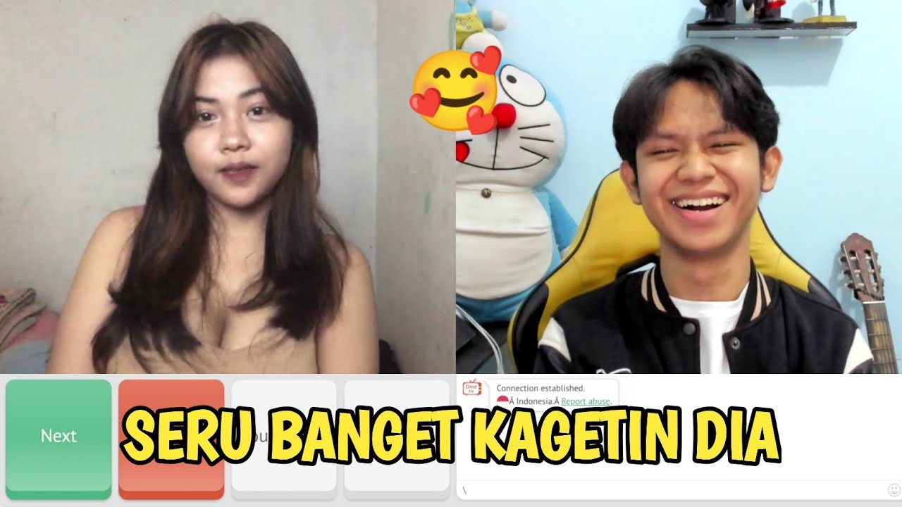 CEWEK INI KAGET SUARAKU BISA BERUBAH JADI KARTUN | OME TV INDONESIA