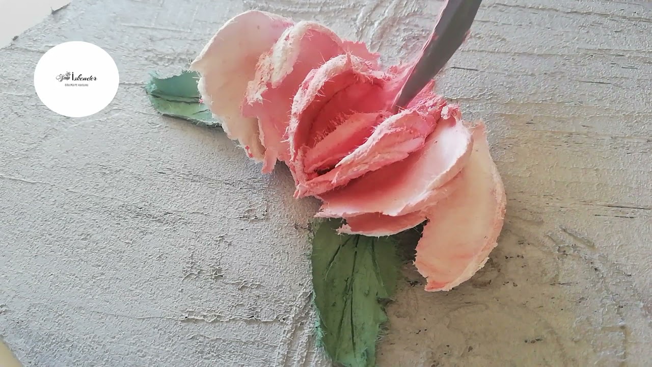 Sculpture Painting Rose