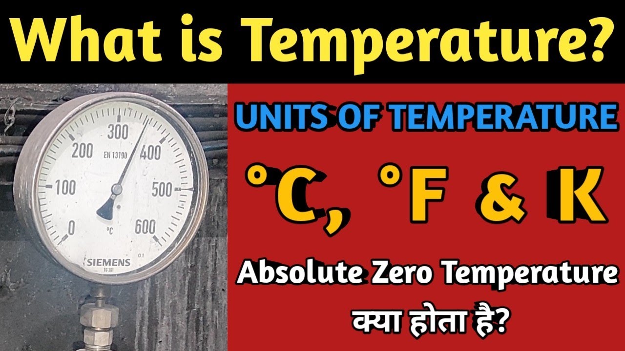 What is Temperature? | Temperature | Absolute Temperature | Scales of Temperature |